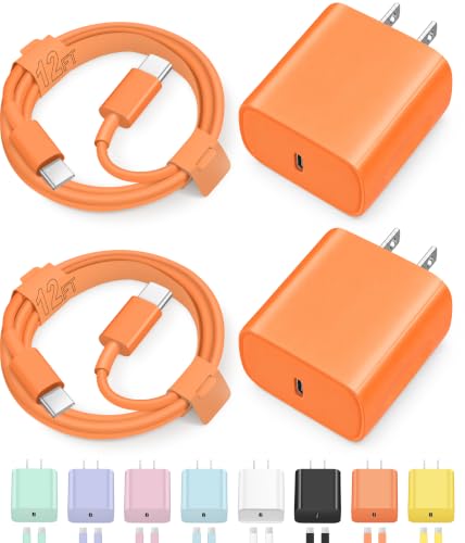 12FT iPhone 17 16 15 Charger Fast Charging Type C Chargers USB C Charger