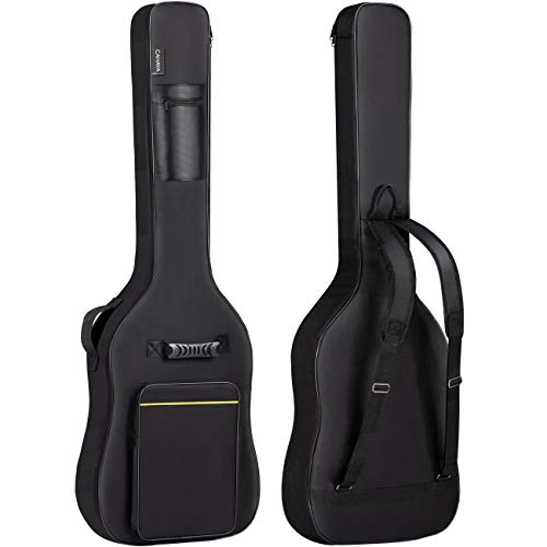 CAHAYA Bass Guitar Case Gig Bag 0.3in Thick Padded Soft Electric Bass Case