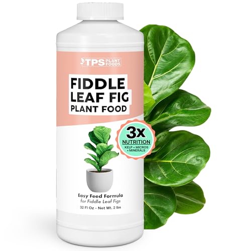 Fiddle Leaf Fig Fertilizer, Liquid Plant Food for Bigger Leaves, 32 oz