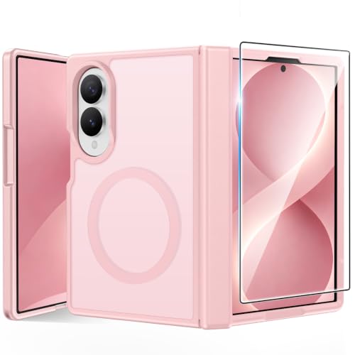 FNTCASE for Samsung Galaxy Z-Fold-8 Case Full Hinge Protection Matte Cover