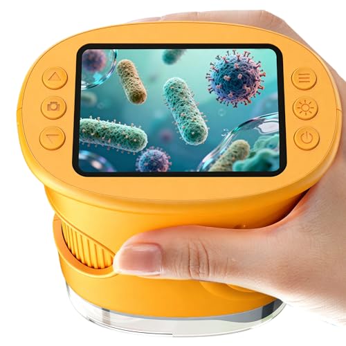 1000X Handheld Digital Microscope for Kids: Pocket Microscope with 2.0" IPS Screen - STEM Toys Birthday Gifts for Girls Boys 