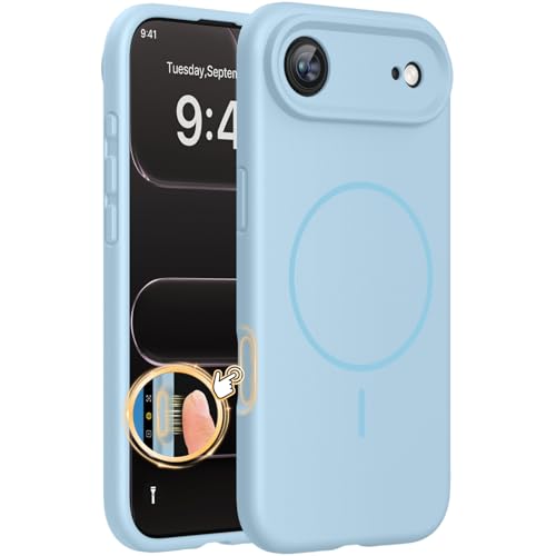 Miracase Magnetic for iPhone Air Case, Silicone, Clove Purple