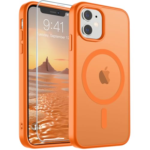SUPFINE Magnetic for iPhone 11 Phone Case Starry Orange