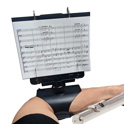 MusBoard FP10 Flute Lyre with Flip Folder for Flute & Piccolo