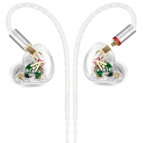 Audiovance Vibes 202 HiFi Wired Earbuds, IEM in-Ear Monitor Headphones