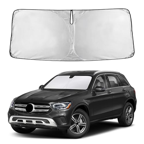 EcoNour Windshield Sunshade Compatible for Mercedes Benz GLC300 2016-2022