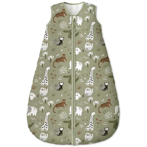 Yoofoss Baby Sleep Sack 18-24 Months, TOG 2.5 Baby Wearable Blanket with 2-Way Zipper, 100% Organic Cotton Fabric Winter Newb