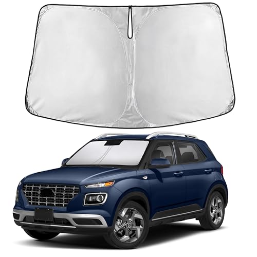 EcoNour Windshield Sunshade Compatible for Hyundai Venue 2020-2024 2025