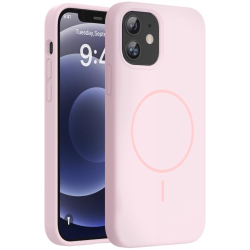 Miracase Magnetic for iPhone 12 Case/iPhone 12 Pro Case, Sand Pink
