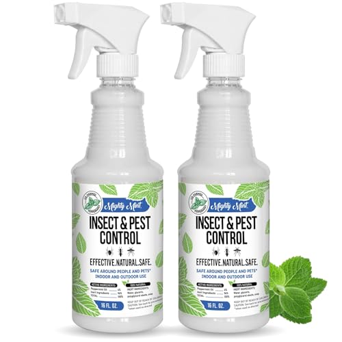 Mighty Mint Peppermint Oil Insect Repellent Spray, 16 oz, Pack of 2