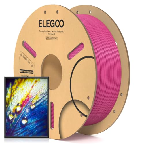 ELEGOO PLA 3D Printer Filament 1.75mm Rilievo Megenta 1KG