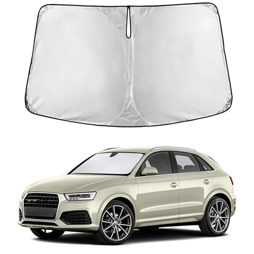 EcoNour Windshield Sunshade Compatible for Audi Q3 2013-2016 2017 2018