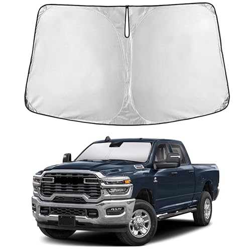 EcoNour Windshield Sunshade Compatible for Dodge Ram 1500 2019-2025 2026
