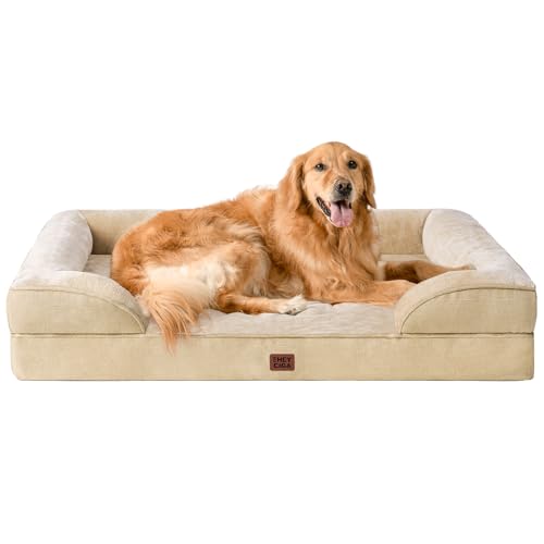 EHEYCIGA Orthopedic Dog Beds Large Sized Dog, Waterproof Washable Pet Bed
