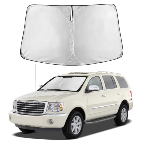 EcoNour Windshield Sunshade Compatible for Chrysler Aspen 2007-2009