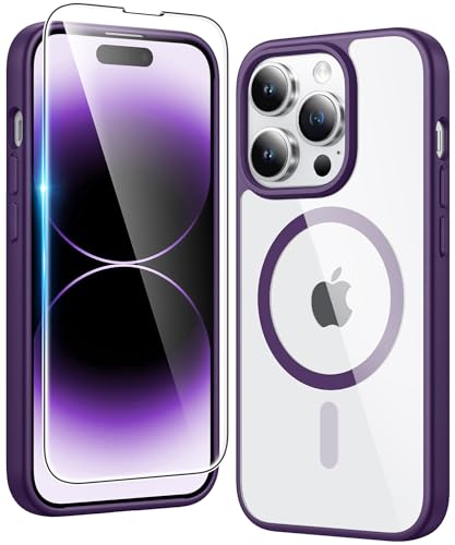 FNTCASE for iPhone 14 Pro-Max Case Compatible with Magsafe Clear Phonecase