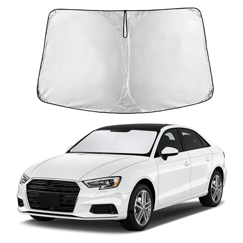 EcoNour Windshield Sunshade Compatible for Audi A3 2014-2018 2019 2020