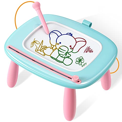 Seimome Magnetic Drawing Board, Toddler Girl Toy for 1-3 Year Old, Doodle Board Pad Learning and Educational Kids Toy- Mint B