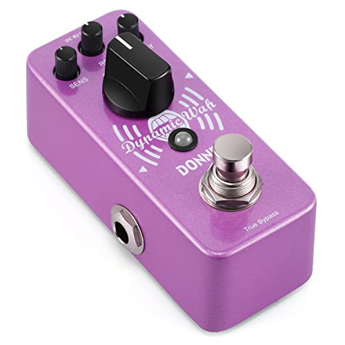 Donner Mini Auto Wah Pedal Dynamic Wah Guitar Effect Pedal Envelope Filter True Bypass