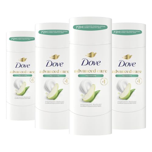 Dove Advanced Care Antiperspirant Stick Rejuvenate Pear 4PK 2.6 oz