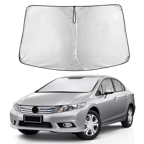 EcoNour Windshield Sunshade Compatible for Honda Civic 2006-2009 2010 2011