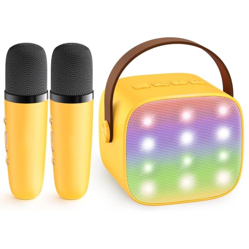 YLL Karaoke Machine for Kids Adults, Toy Birthday Gifts for Girls Ages 4-12