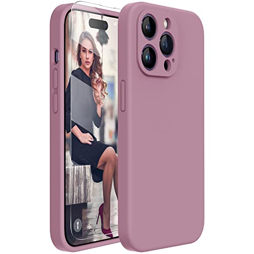 Miracase Silicone for iPhone 14 Pro Case, Blackcurrant