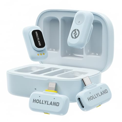 Hollyland Lark A1 Combo(2TX+2RX+Charging Case) Wireless Magnetic Microphone