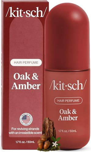 Kitsch Hair Perfume for Women – Hair Spray & Body Mist – Oak & Amber, 50mL