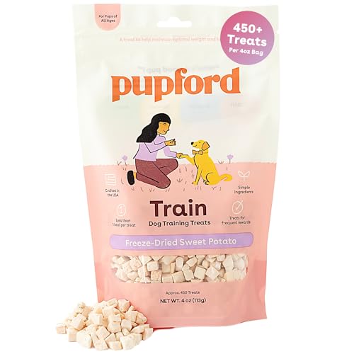 Pupford Freeze Dried Dog & Puppy Training Treats (Sweet Potato, 4 oz)