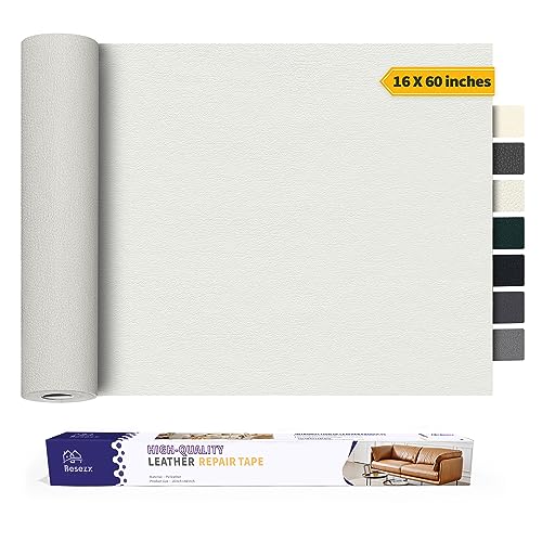 Leather Repair Patch Tape Kit, Self Adhesive Leather Repair for Furniture, Couch, Sofa, Car Seats,Office Chair,Vinyl Repair K