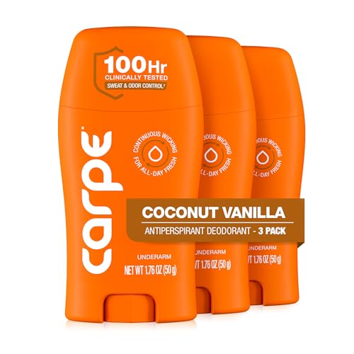 Carpe 100-Hour Antiperspirant Deodorant for Women - Coconut Vanilla