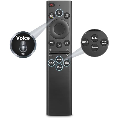 Replacement Voice Remote for Samsung-Smart-TV-Remote for All Samsung Frame UHD OLED QNED Series TVs with Voice Function