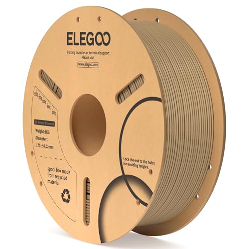 ELEGOO PLA 3D Printer Filament 1.75mm Wood 1KG