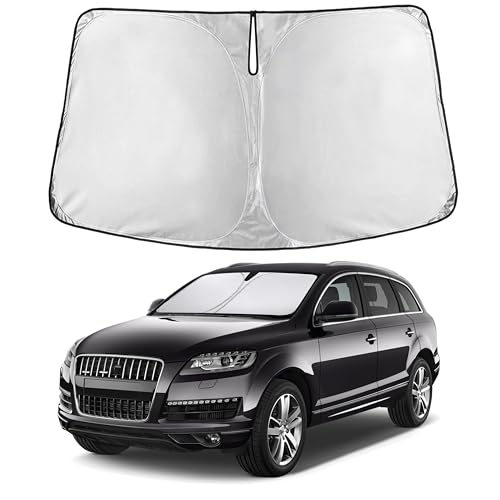 EcoNour Windshield Sunshade Compatible for Audi Q7 2007-2013 2014 2015