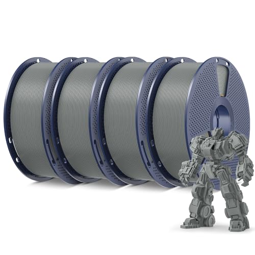 SUNLU 3D Printer Filament PLA Plus 1.75mm Grey 4KG
