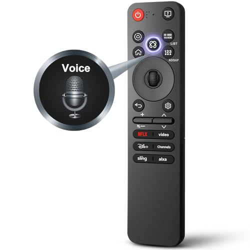 for LG-TV-Remote-Control,Replacement for LG TV Remote for All LG Smart UHD, OLED, QNED, NanoCell Series TVs with Voice Contro