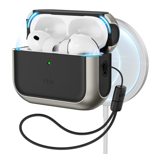 ESR for AirPods Pro 3 Case, Compatible with MagSafe, Titanium