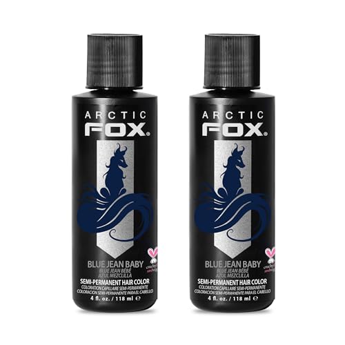 ARCTIC FOX Vibrant Semi-Permanent Dye Blue Jean Baby - Vegan - 2 x 4 oz