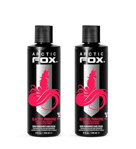 ARCTIC FOX Semi-Permanent Hair Dye - Electric Paradise UV - 2 x 8 oz