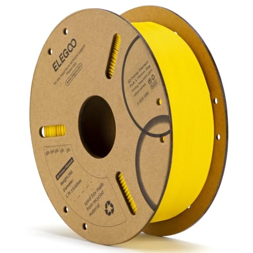 ELEGOO PLA 3D Printer Filament 1.75mm Yellow 1KG