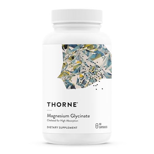 THORNE Magnesium Glycinate Chelated Magnesium Supplement 90 Capsules