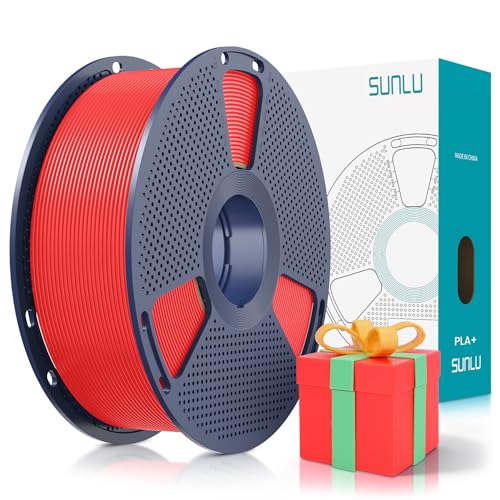 SUNLU PLA Plus Filament 1.75mm Red 1KG