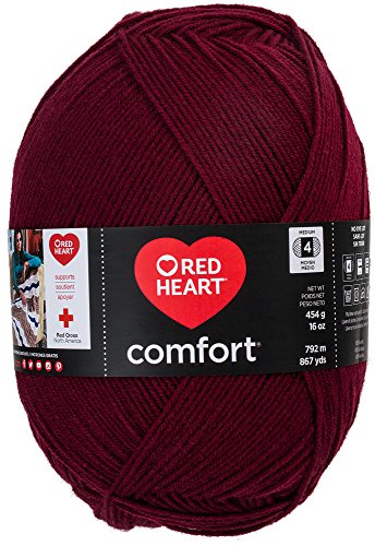 RED Heart Comfort Yarn, Claret