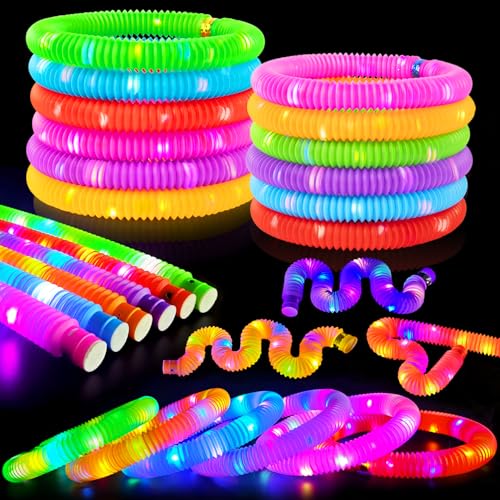 Bulk Glow Sticks & Bracelet Necklace Halloween Party Favors for Kids 48 PCS