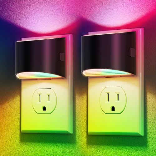 DORESshop Night Light, Night Lights Plug into Wall, Adjustable, RGB