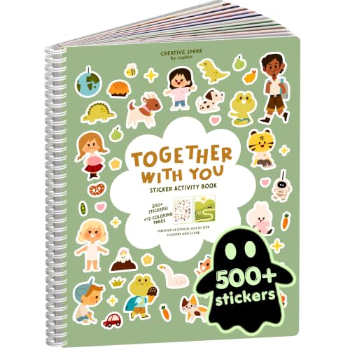 Cupkin Together with You Coloring & Sticker Activity Book | 500+ Stickers