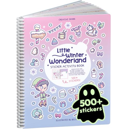 Cupkin Winter Wonderland Coloring & Sticker Activity Book | 500+ Stickers