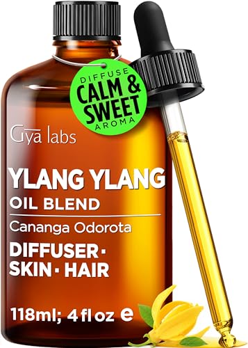 Ylang Ylang Essential Oil for Skin, Hair & Diffuser - 4 Fl Oz