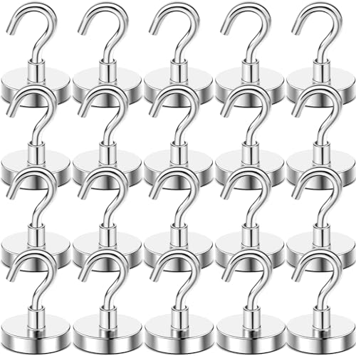 DIYMAG Magnetic Hooks 20pcs 85lbs Cruise Essentials 2026 Magnet Hook